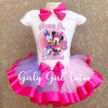 Load image into Gallery viewer, Minnie Mouse and Daisy Duck Birthday Tutu Set - Ribbon Tutu
