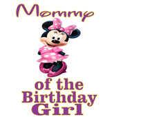 Load image into Gallery viewer, minnie mouse family birthday shirt
