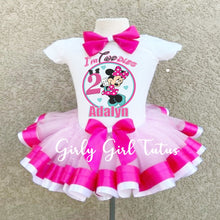 Load image into Gallery viewer, Minnie Mouse Twodles Birthday Tutu Outfit Girl - Ribbon Tutu
