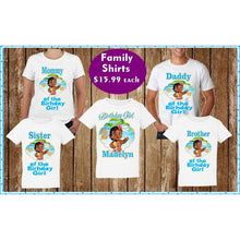 Load image into Gallery viewer, Baby Moana Family Birthday T Shirts- Moana Baby Birthday Shirt
