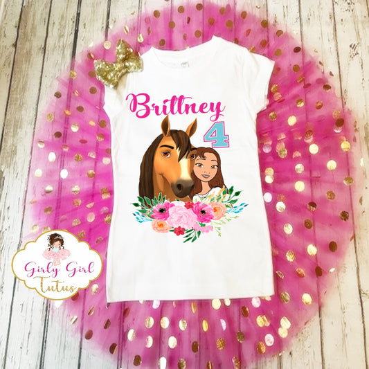 Spirit Riding Free Personalized Birthday Tutu Outfit for Girls 
