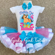 Load image into Gallery viewer, Spirit Riding Free Birthday Tutu Outfit Girl - Ribbon Tutu 
