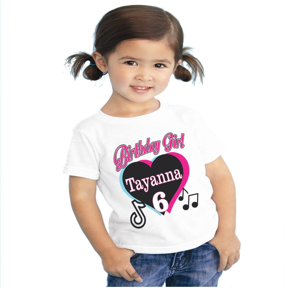 TikTok Birthday Shirt for Girl - Tik Tok Birthday T Shirt