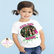 Load image into Gallery viewer, Disney Zombies 2 Birthday Shirt for Girls - Disney Zombie Shirt
