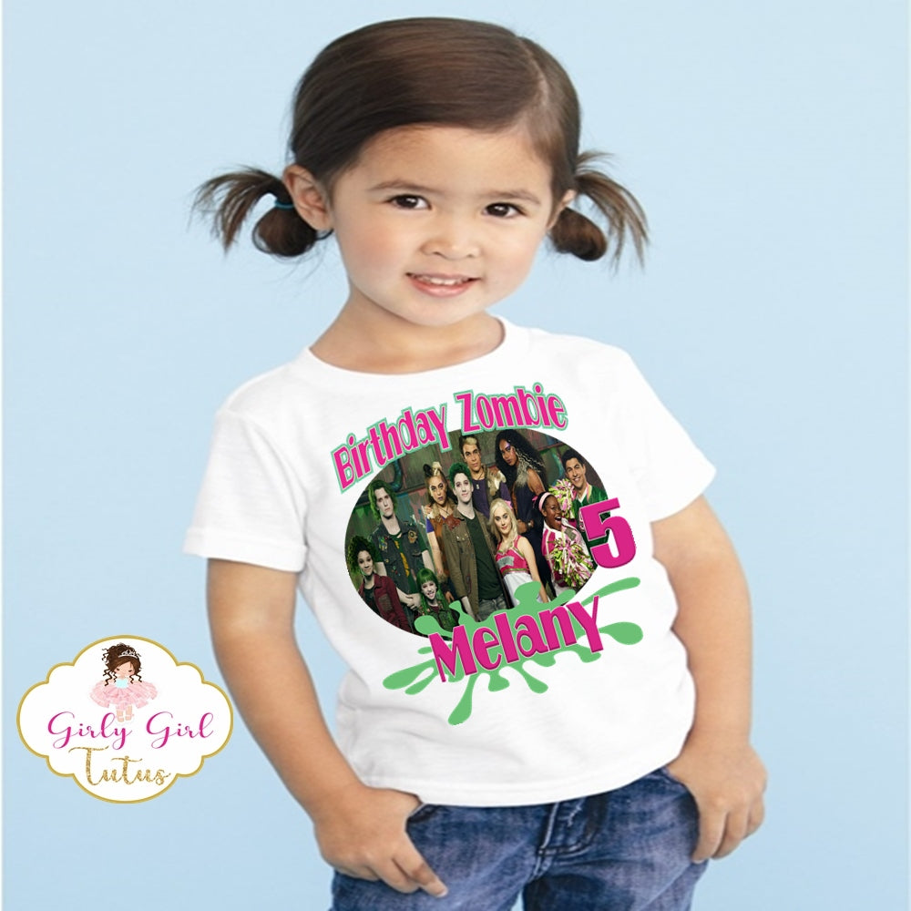 Disney Zombies 2 Birthday Shirt for Girls - Disney Zombie Shirt